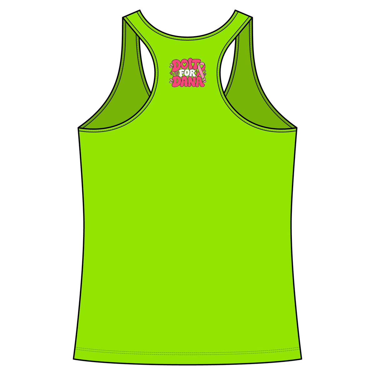 'Do it For Dana' Women's Racerback Tank — 'No One Fights Alone'