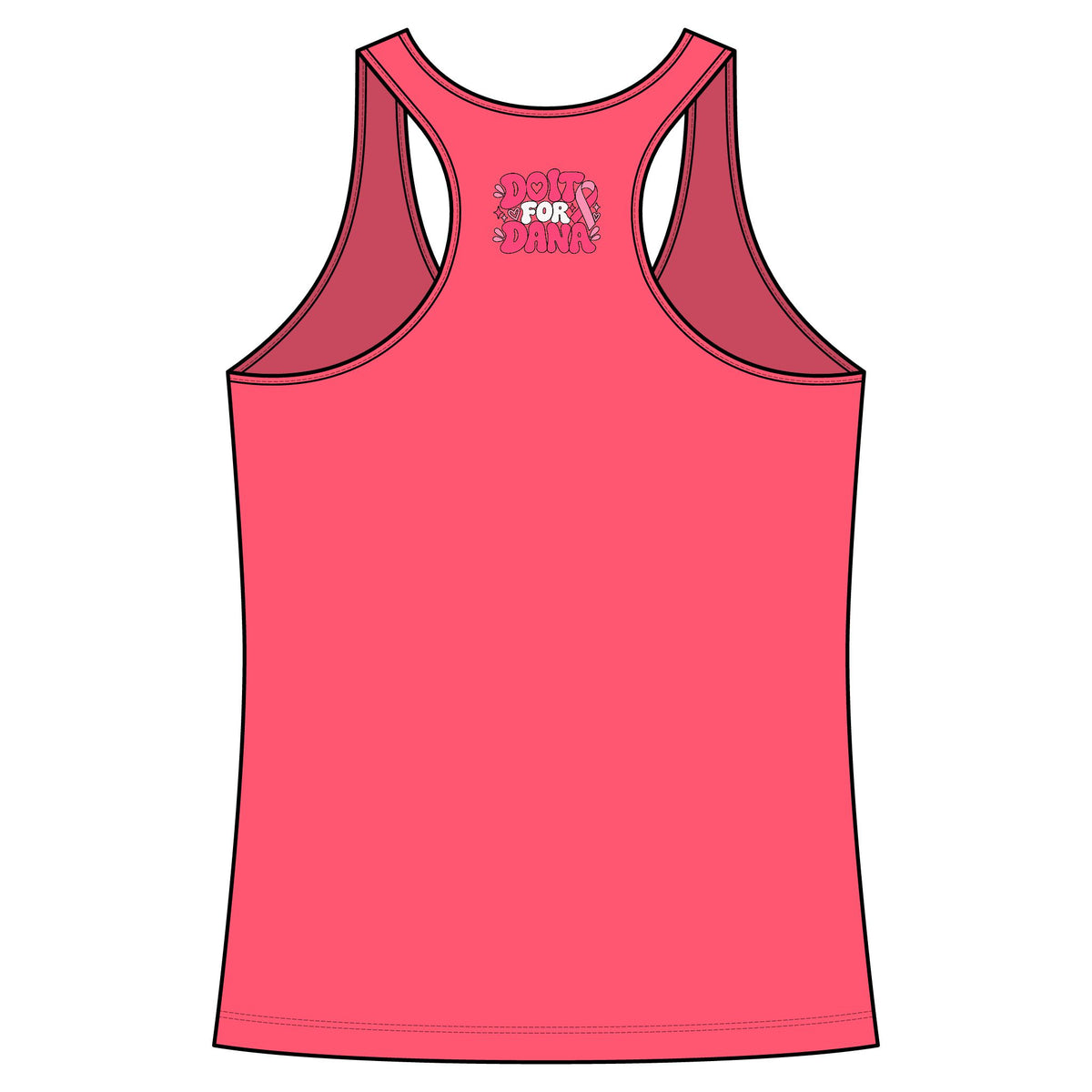 'Do it For Dana' Women's Racerback Tank — 'No One Fights Alone'