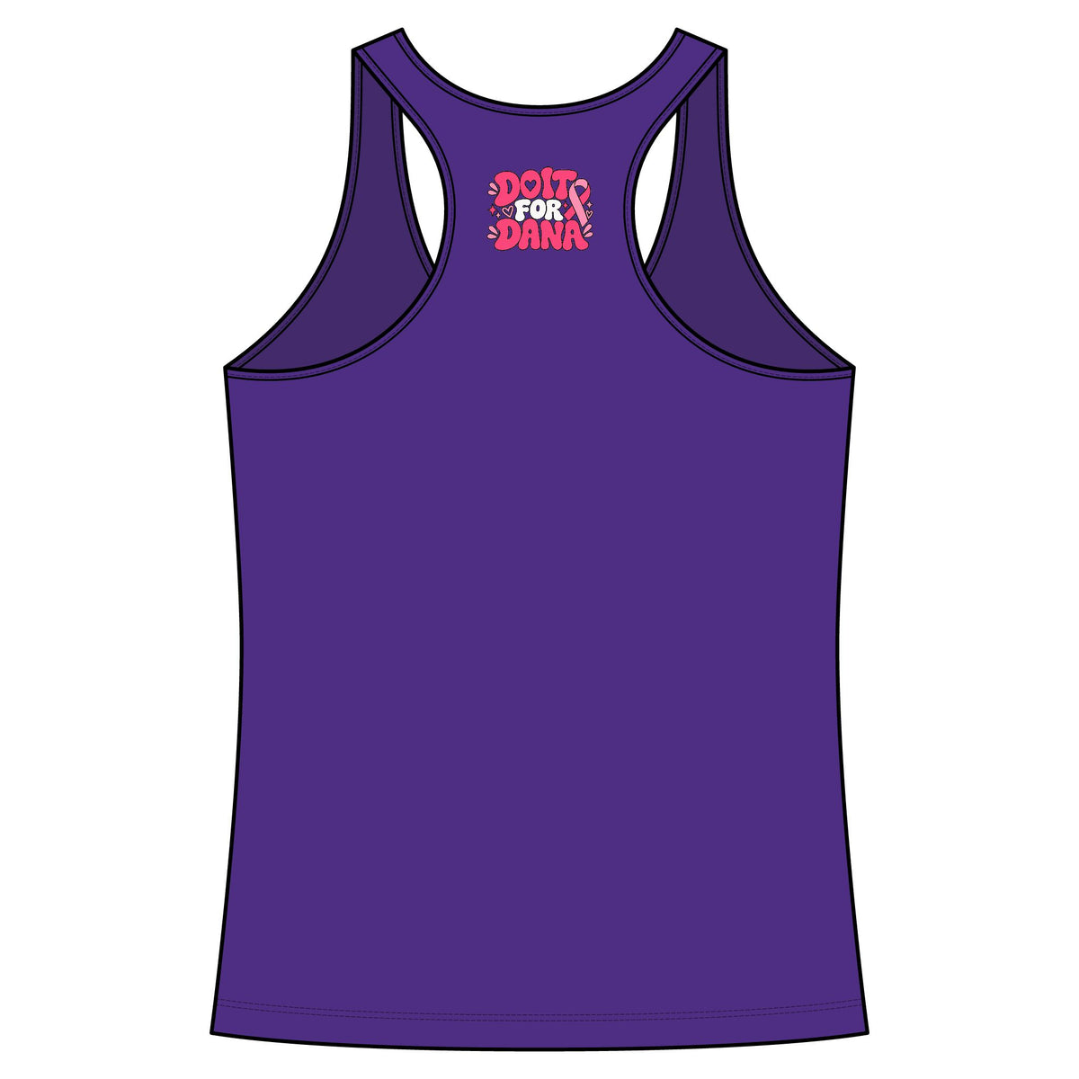 'Do it For Dana' Women's Racerback Tank — 'No One Fights Alone'