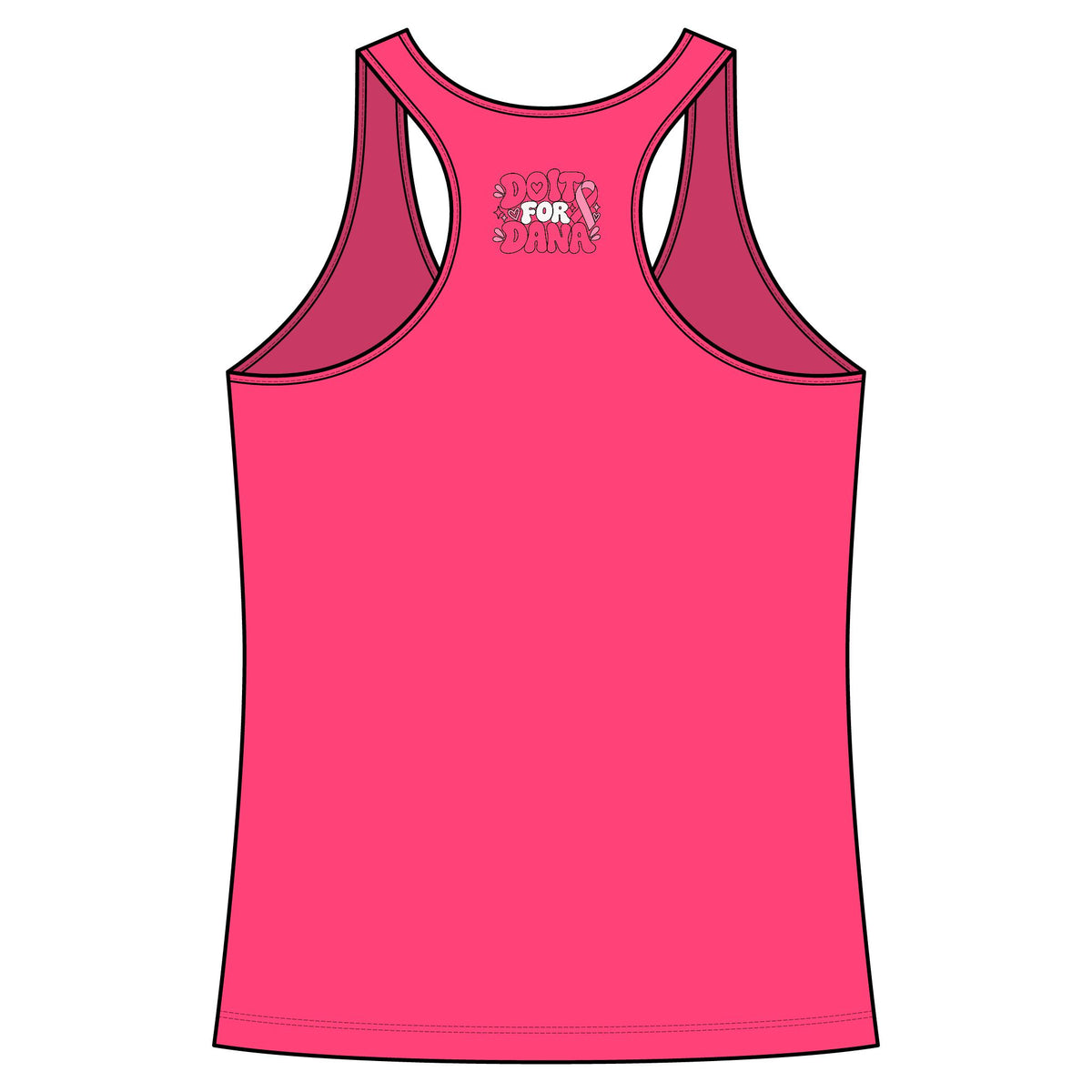 'Do it For Dana' Women's Racerback Tank — 'No One Fights Alone'