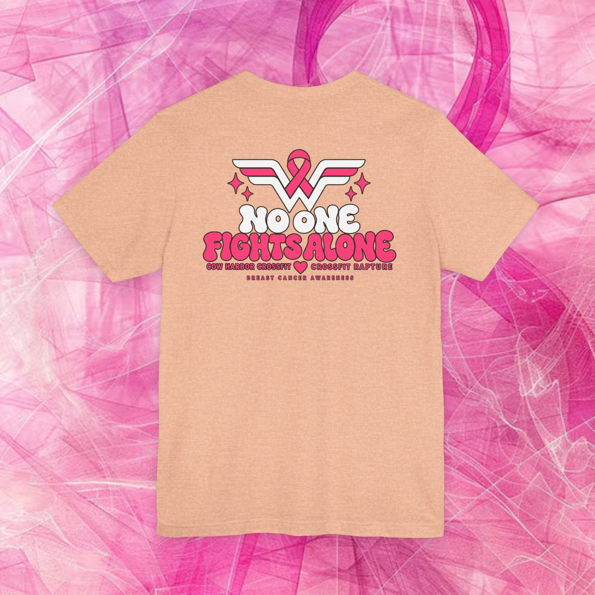 'Do It for Dana' Fitted tee - "No One Fights Alone"