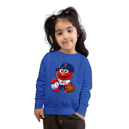 Cute Baseball Crewneck for Kids