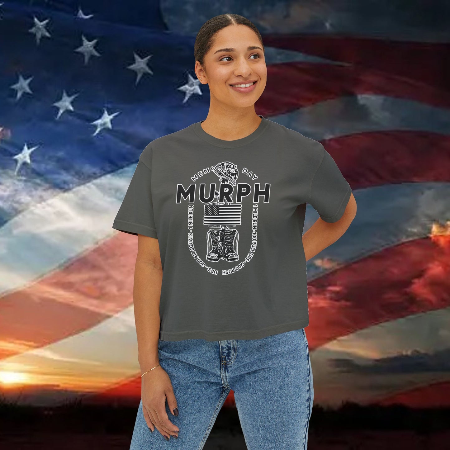 Murph 26' Memorial Boxy Tee