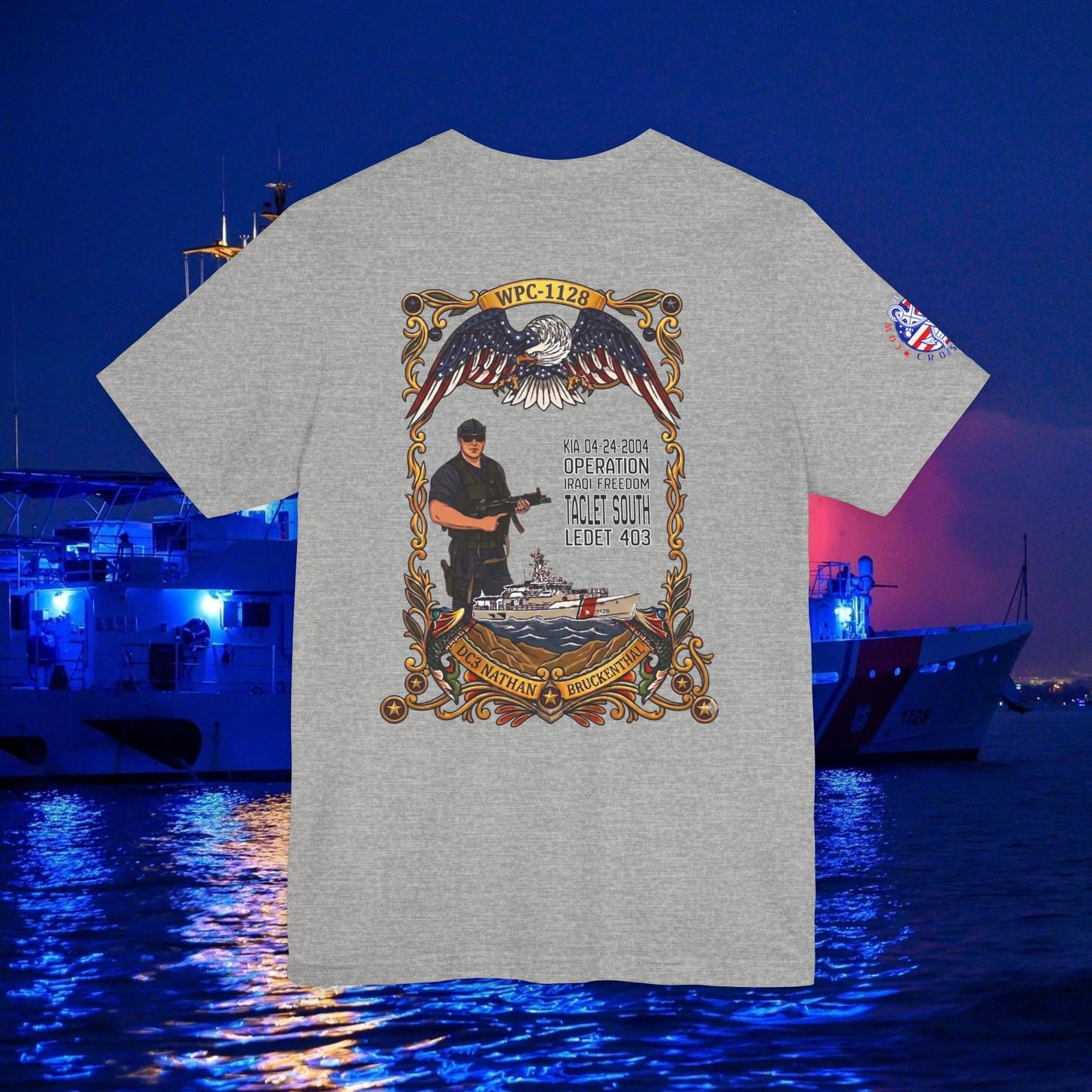 Event Registration + Nate 'Bruck' Tribute Tee — "Non Sibi Sed Patriae"