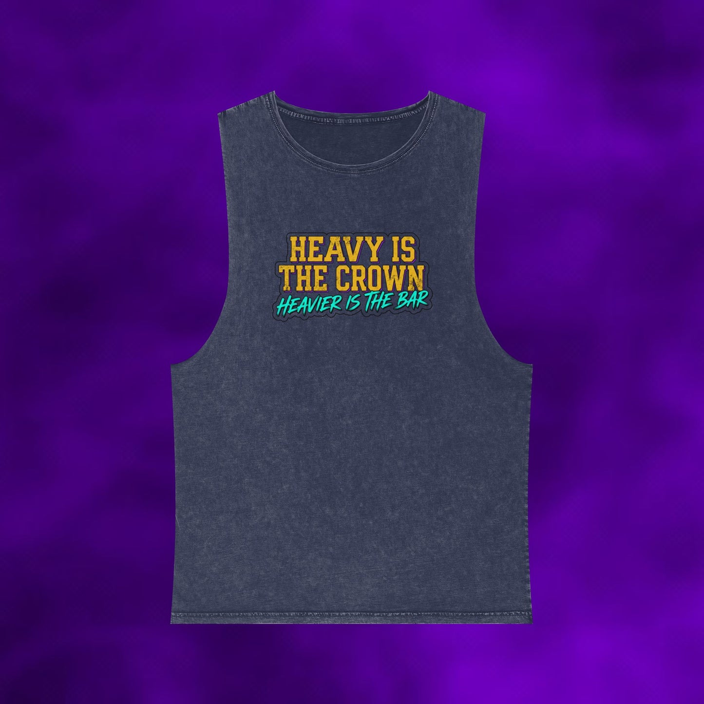 Heavier The Crown Lift Off Stonewash Tank Top