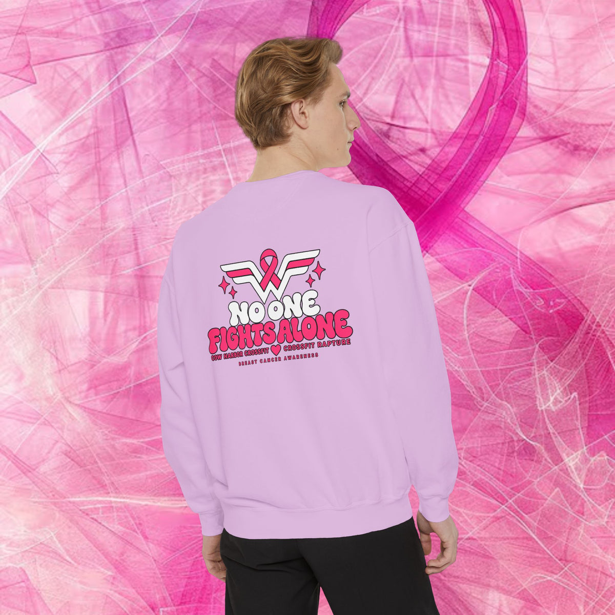 'Do it for Dana' Crewneck Sweatshirt — 'Nobody Fights Alone'