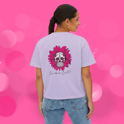 Barbells for Boos Women's Skull Boxy Tee