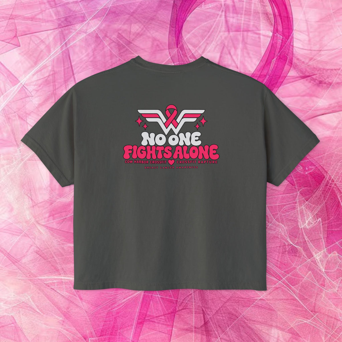 'Do It for Dana' Boxy Tee — "No One Fights Alone"