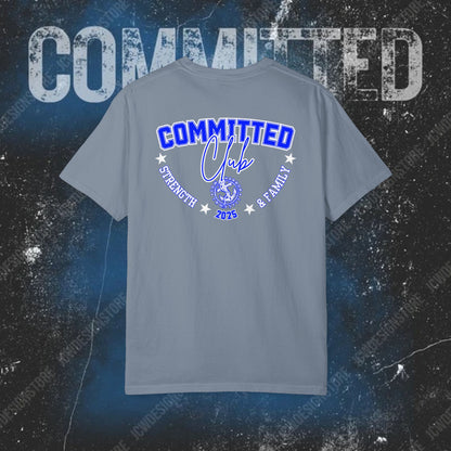 Committed Club T-Shirt — 100% pre-shrunk ring-spun cotton and heavy-weight construction