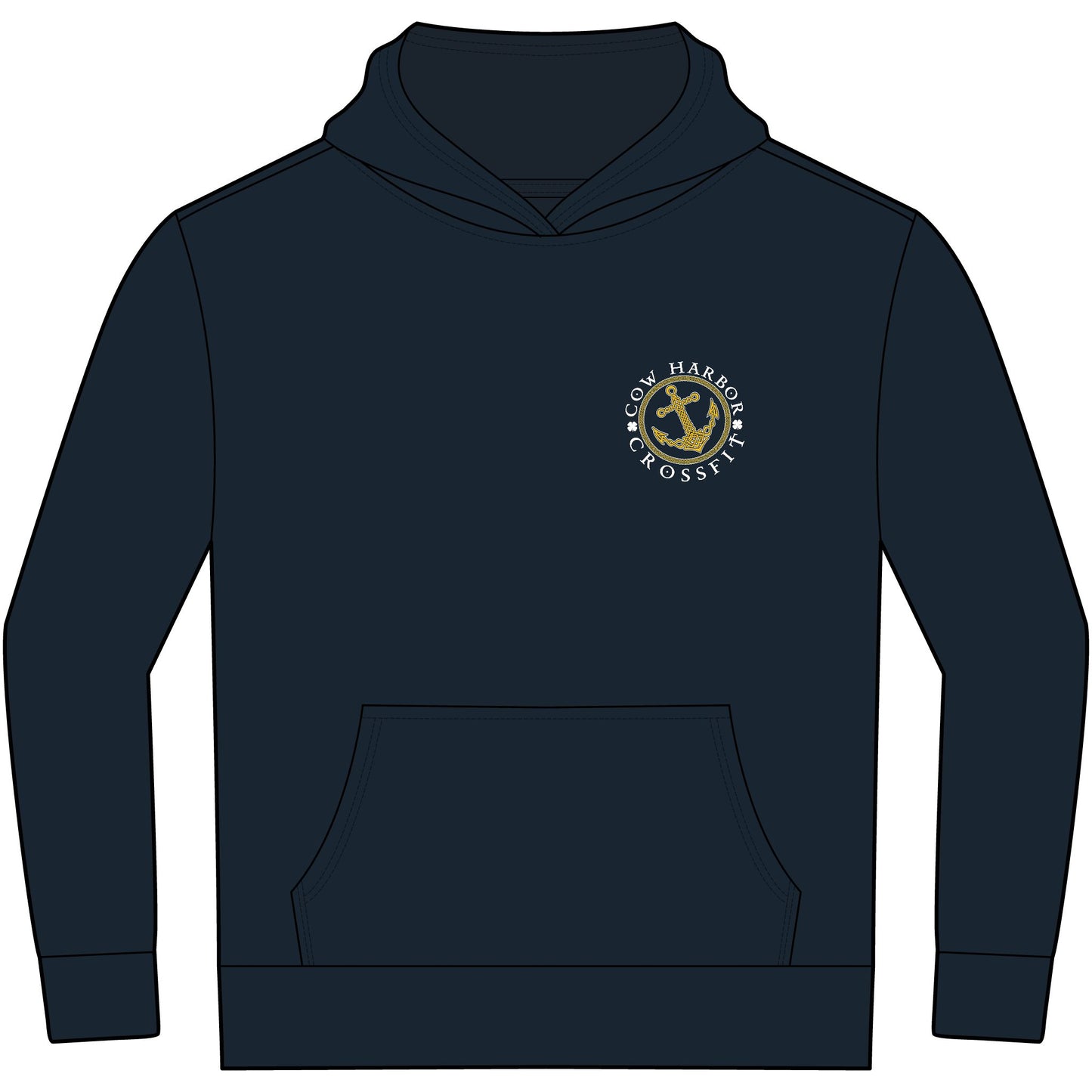 Youth CrossFit Hoodie - Cow Harbor CrossFit IrishFleece