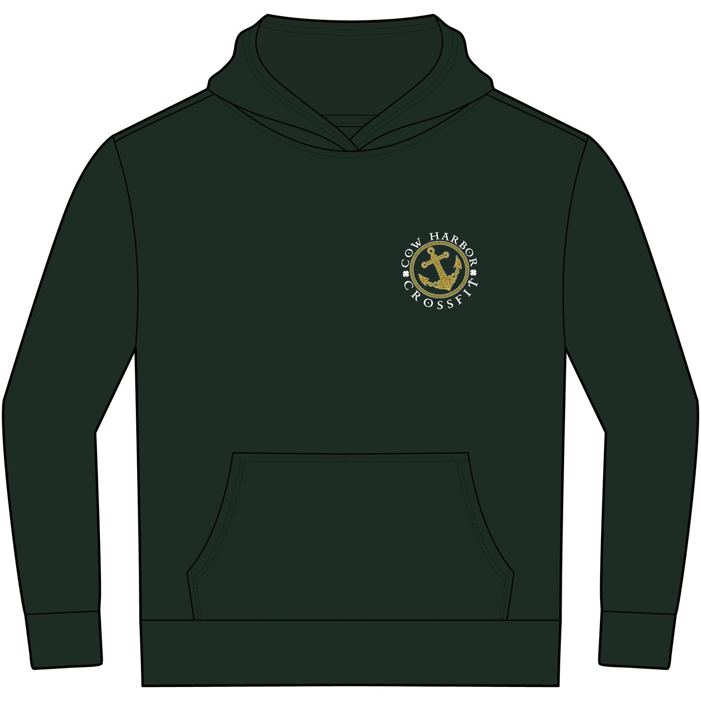 Youth CrossFit Hoodie - Cow Harbor CrossFit IrishFleece