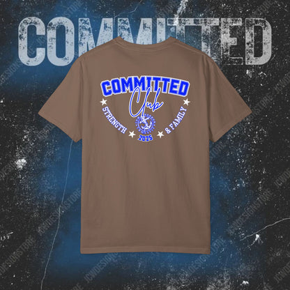 Committed Club T-Shirt — 100% pre-shrunk ring-spun cotton and heavy-weight construction