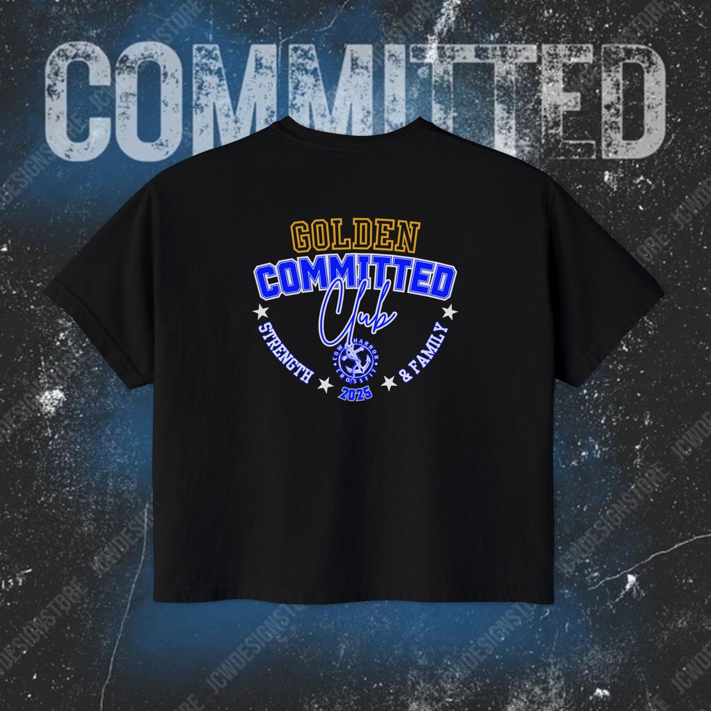 GOLDEN Women's Boxy Tee - 2025 Committed Club