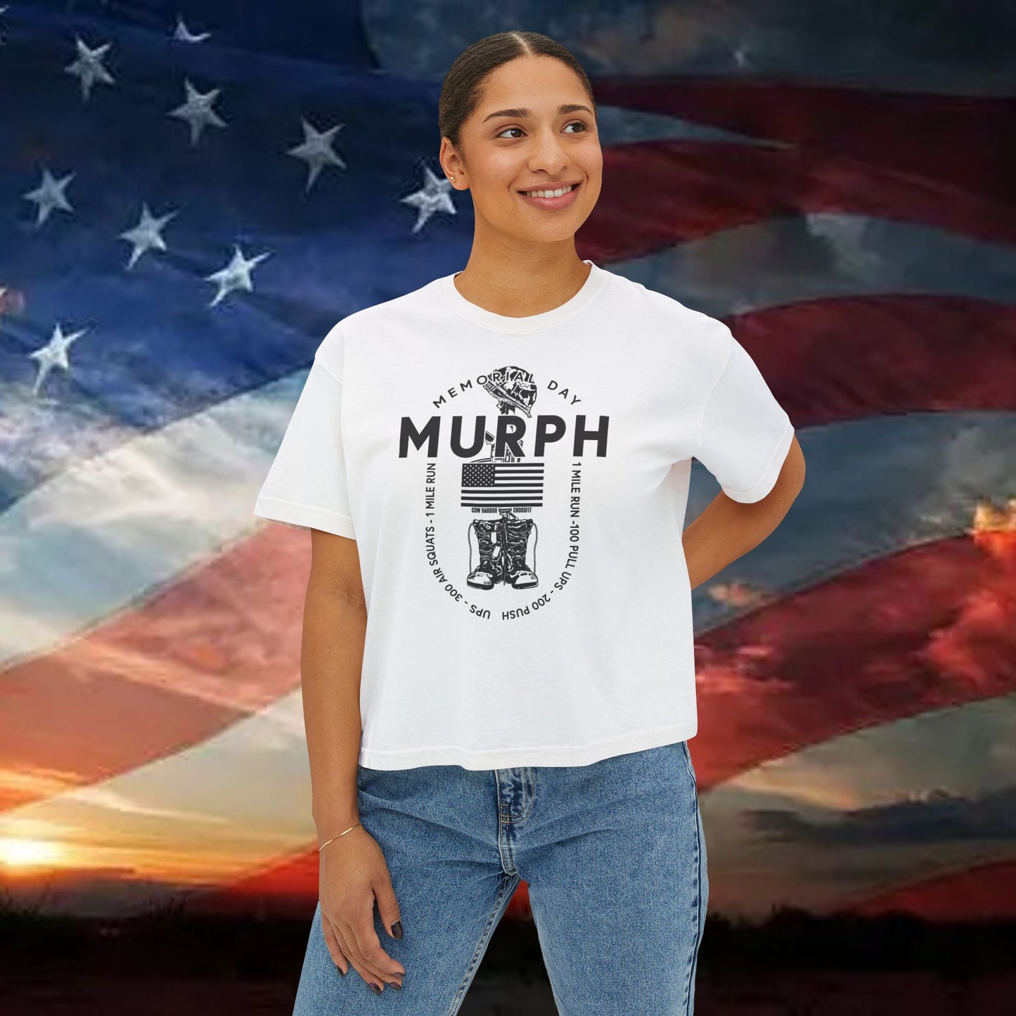 Murph 26' Memorial Boxy Tee