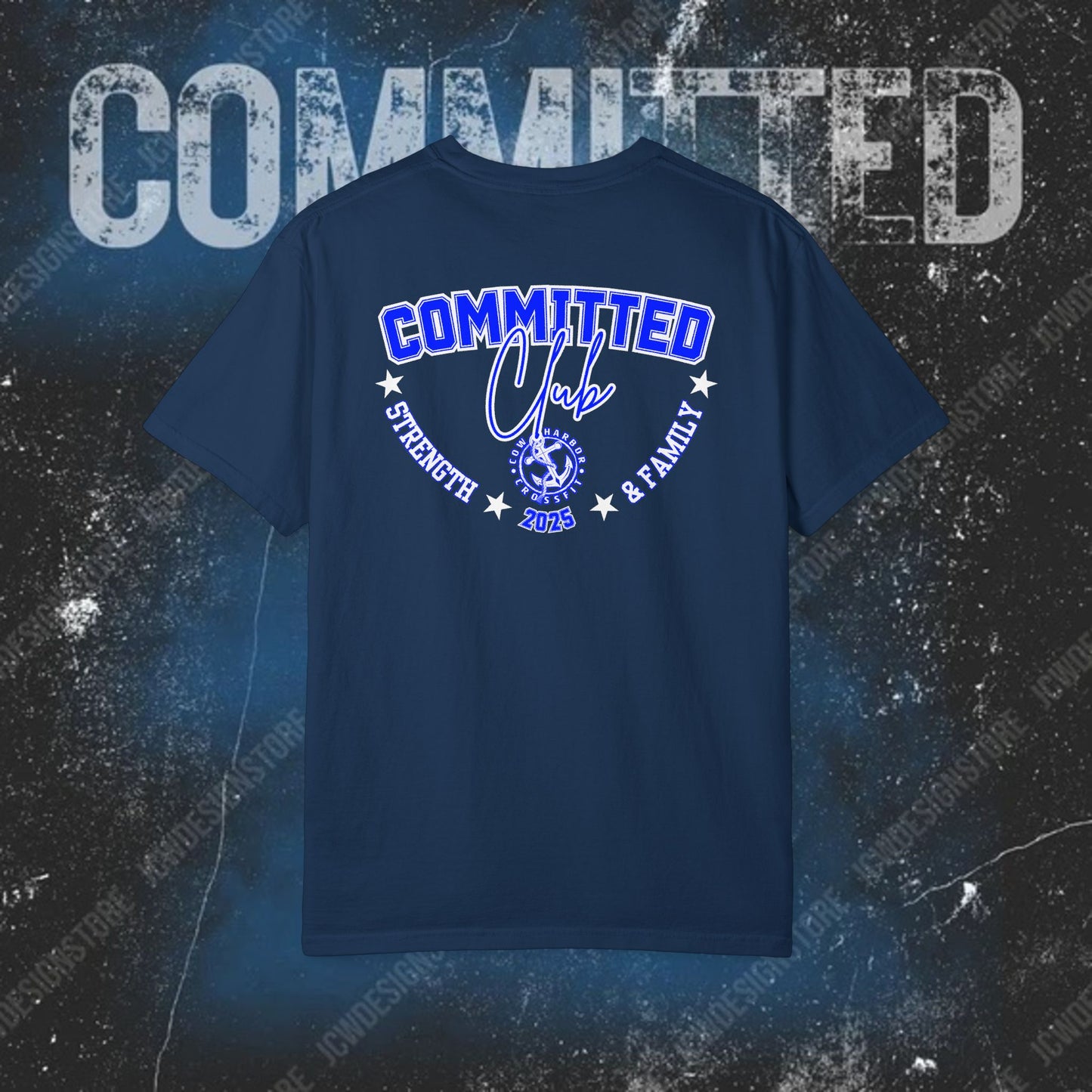 Committed Club T-Shirt — 100% pre-shrunk ring-spun cotton and heavy-weight construction