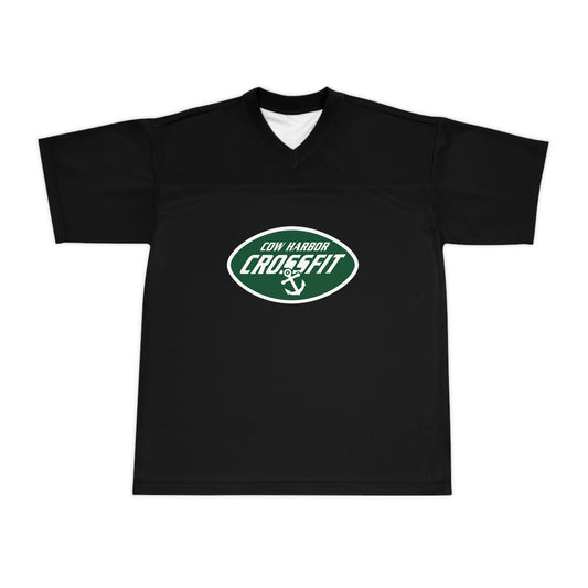 Gang Green Football Jersey in Black