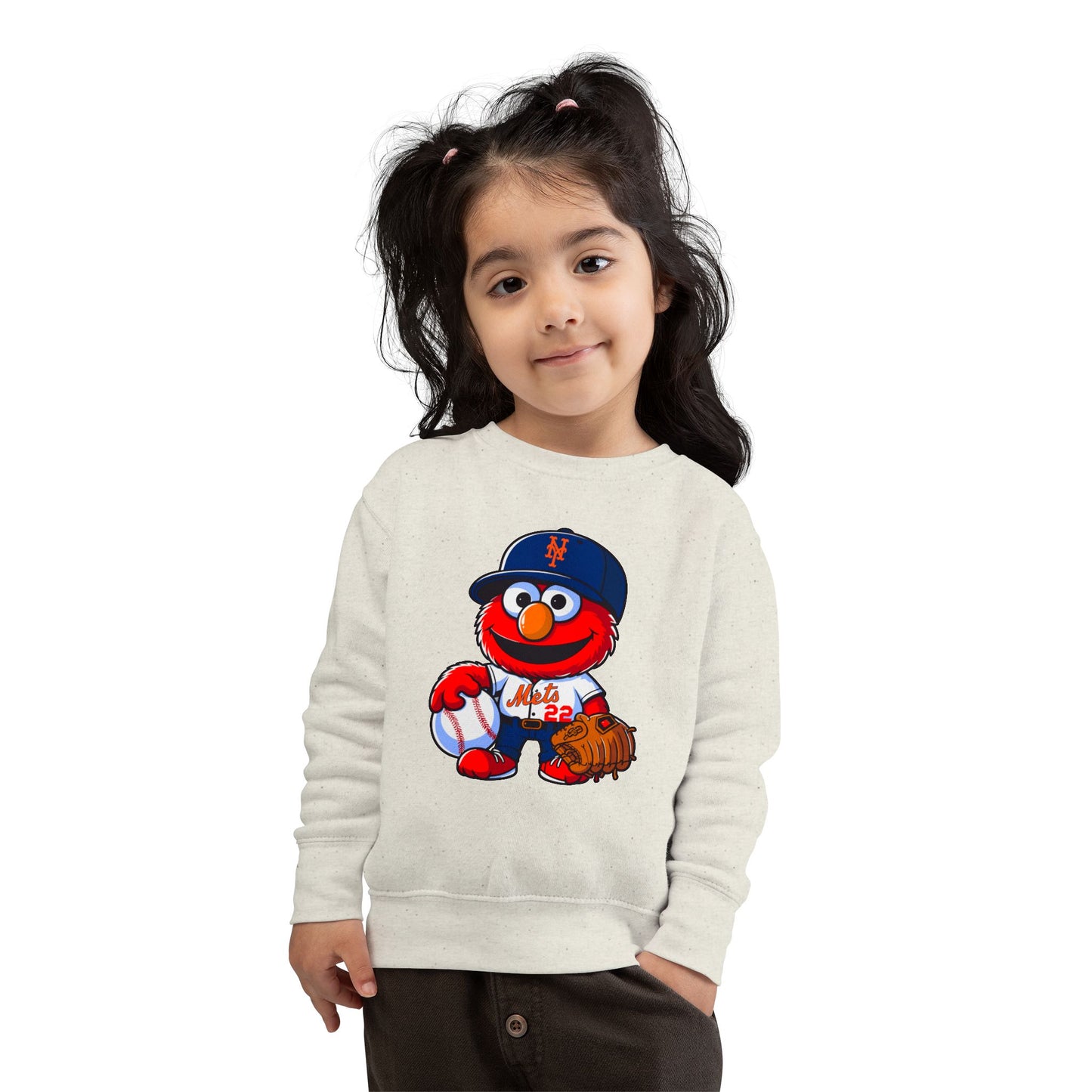 Cute Baseball Crewneck for Kids