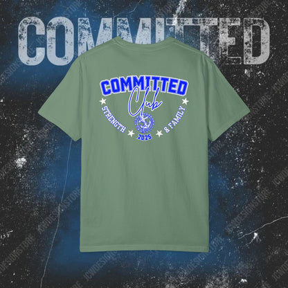 Committed Club T-Shirt — 100% pre-shrunk ring-spun cotton and heavy-weight construction