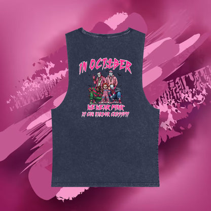 Barbells for Boos Stonewash Tank Top 2025