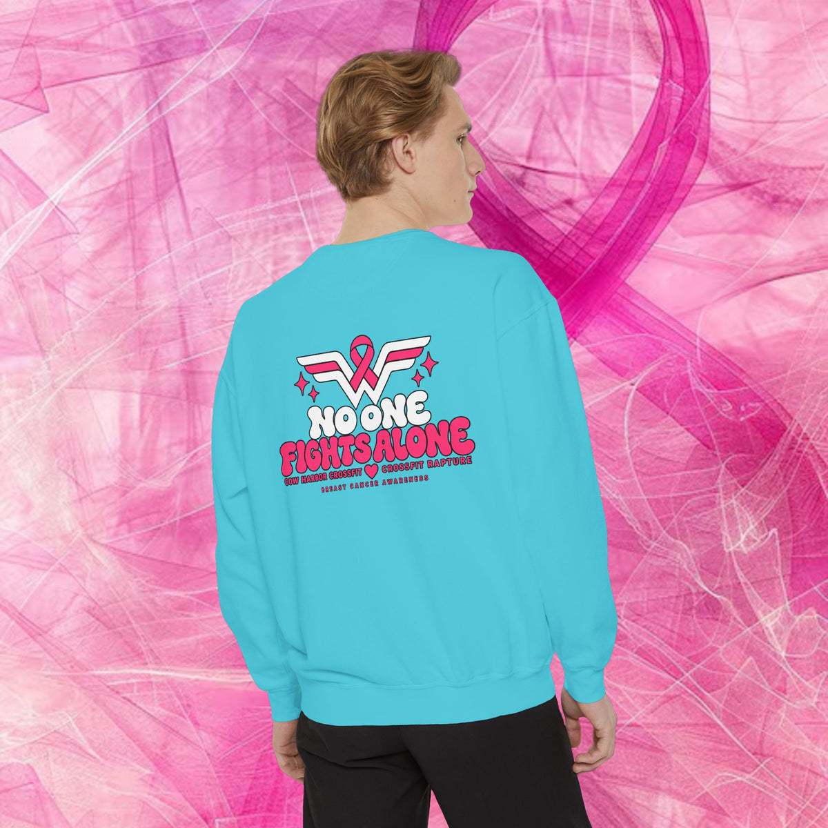 'Do it for Dana' Crewneck Sweatshirt — 'Nobody Fights Alone'