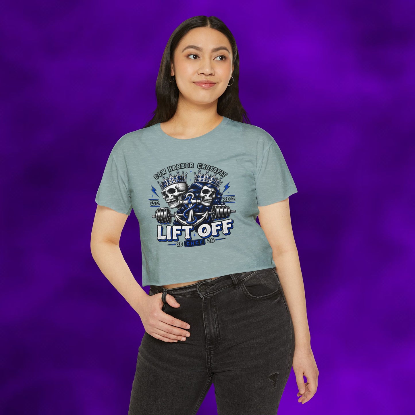 Lift Off Royal Crown Crop Top 2026