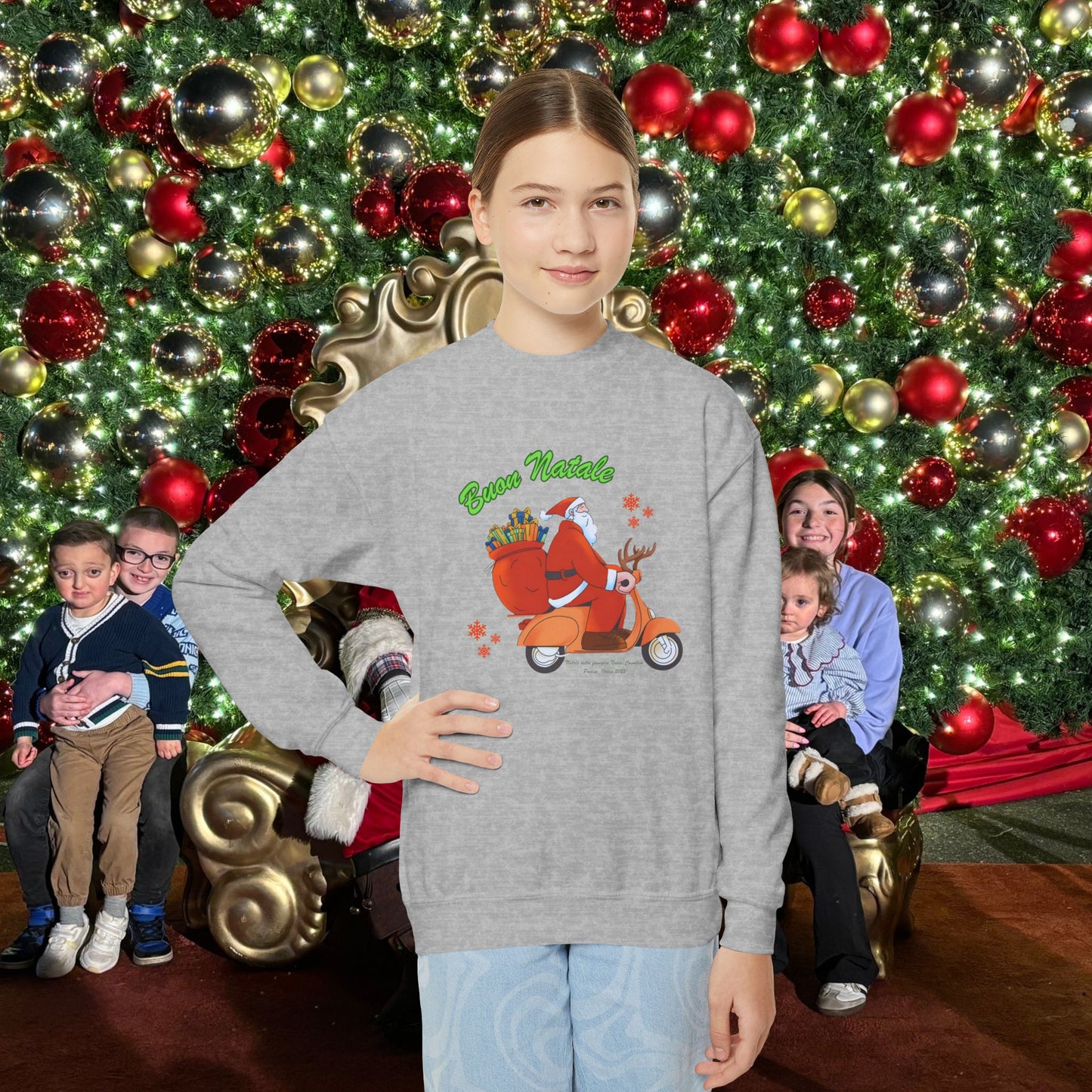 Youth Buon Natale Crewneck