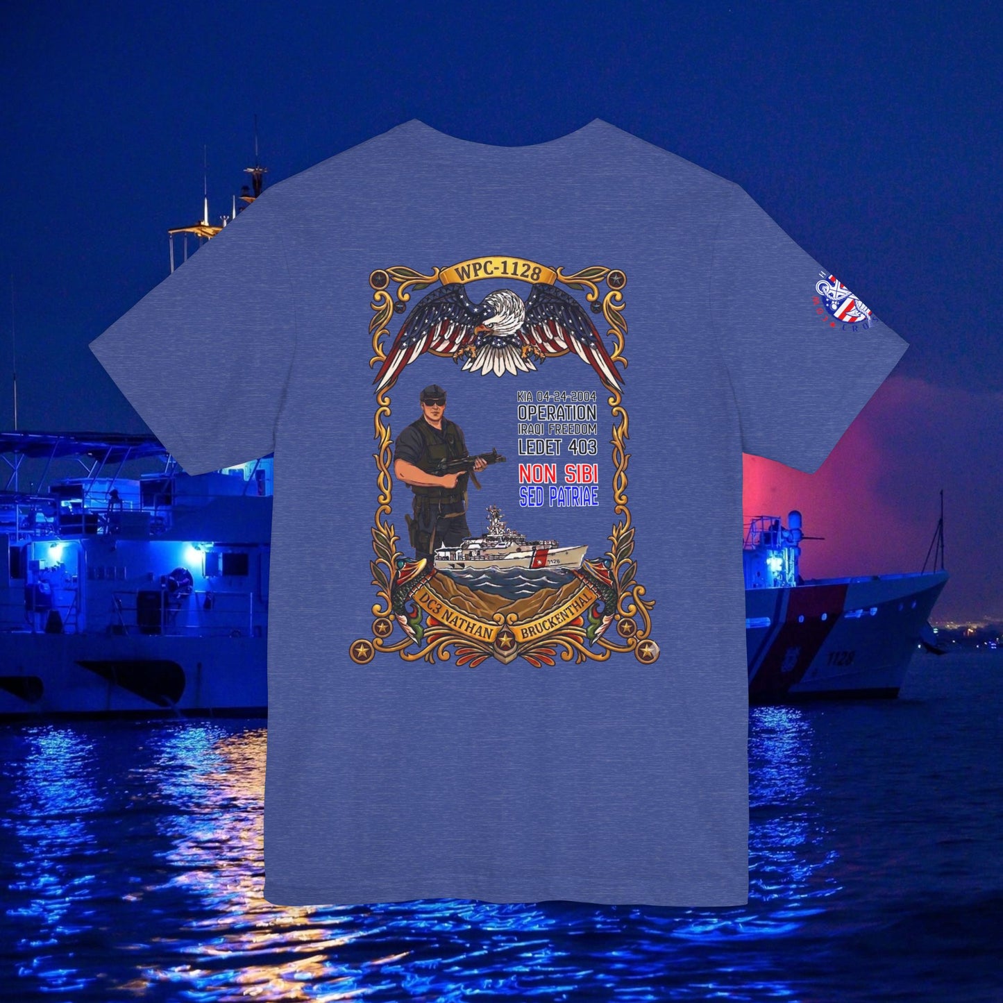 Event Registration + Nate 'Bruck' Tribute Tee — "Non Sibi Sed Patriae"
