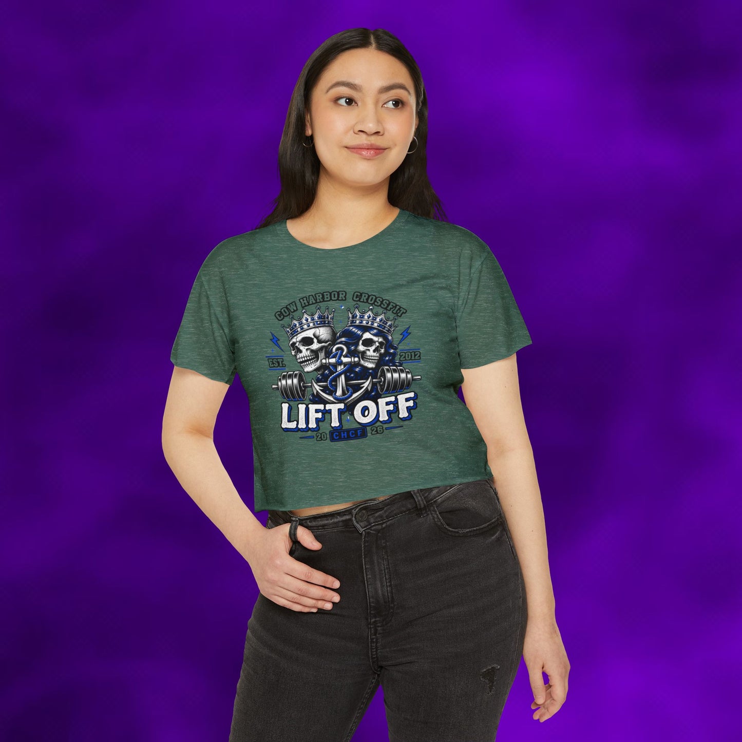 Lift Off Royal Crown Crop Top 2026