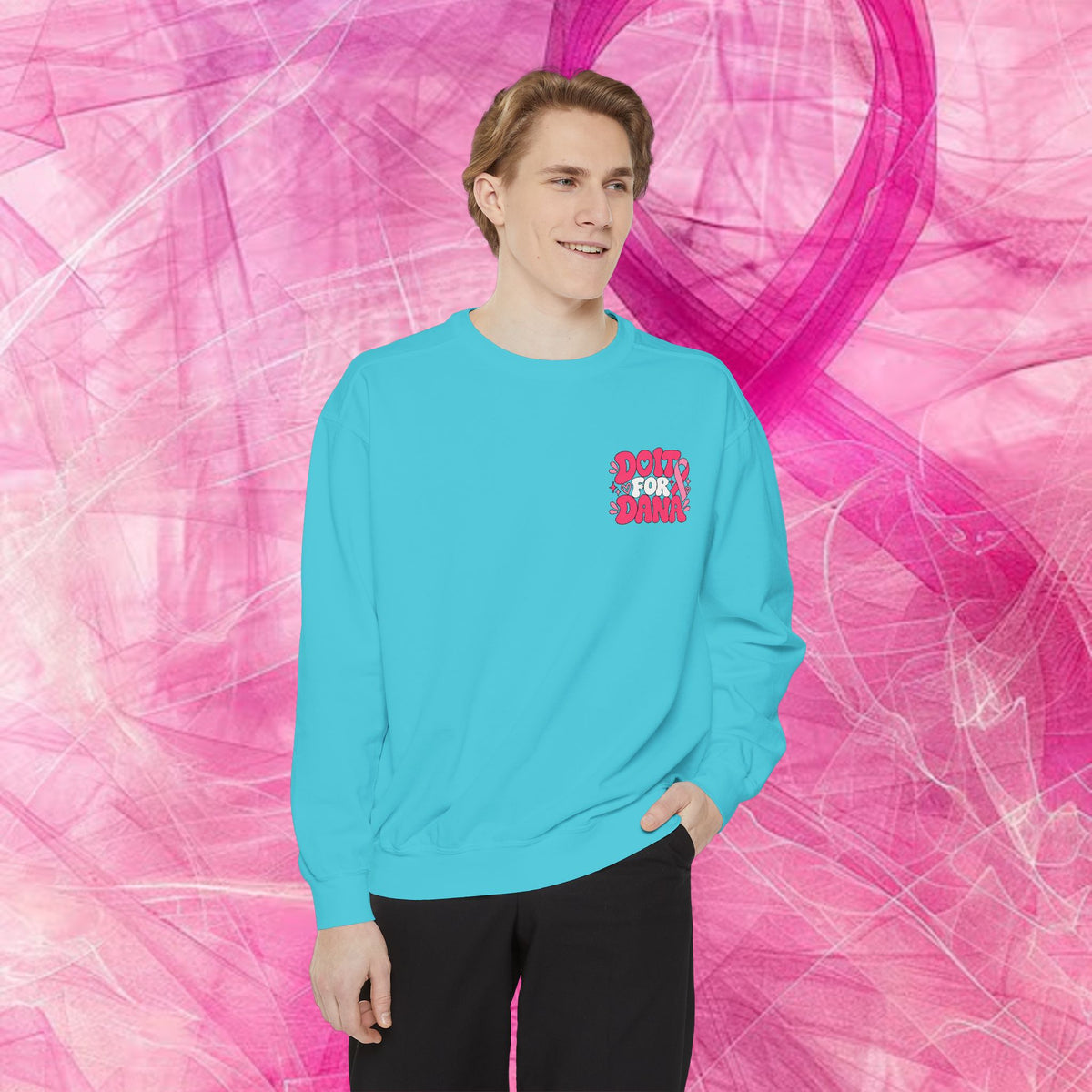 'Do it for Dana' Crewneck Sweatshirt — 'Nobody Fights Alone'