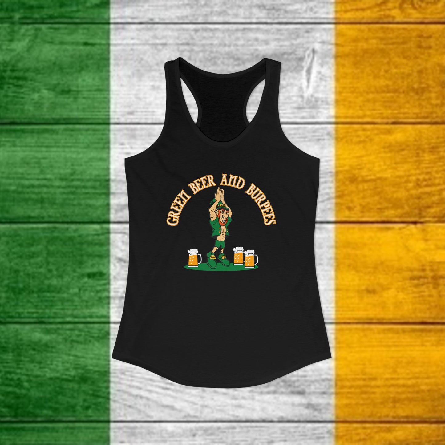 St. Paddy's Burpee Women's Racerback Tank