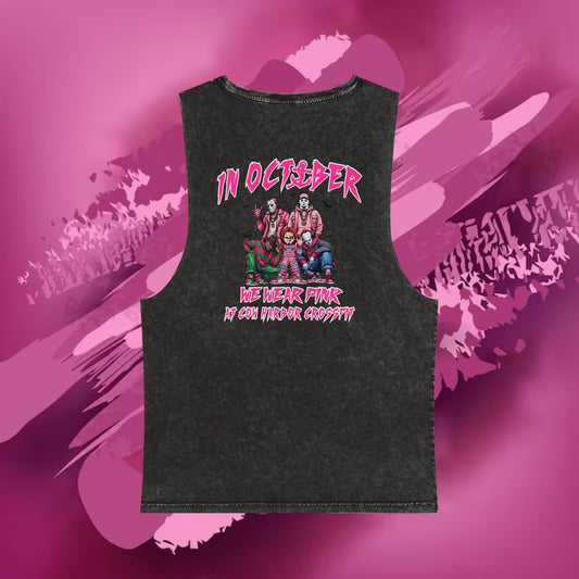 Barbells for Boos Stonewash Tank Top 2025