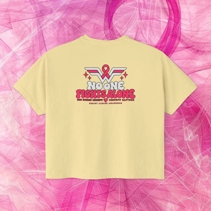 'Do It for Dana' Boxy Tee — "No One Fights Alone"