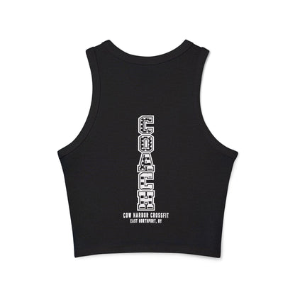 Coaches Micro Rib Racer Tank Top