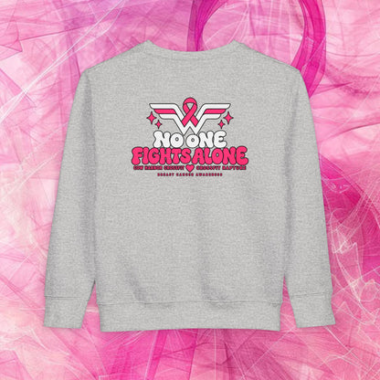 'Do It For Dana' Toddler Sweatshirt — 'No One Fights Alone'