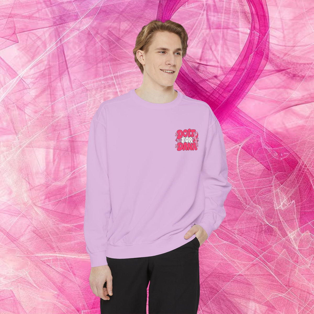 'Do it for Dana' Crewneck Sweatshirt — 'Nobody Fights Alone'