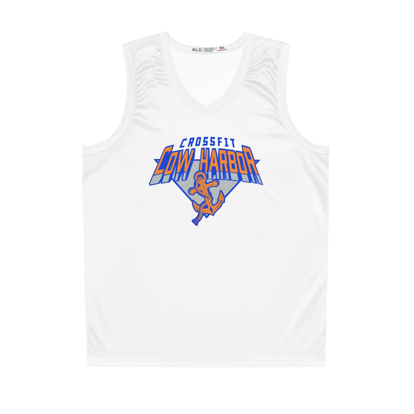 Harborbocker White Basketball Jersey