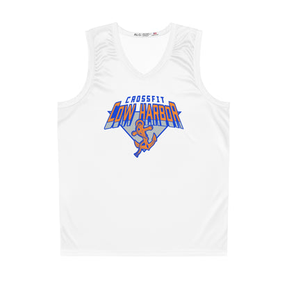 Harborbocker White Basketball Jersey