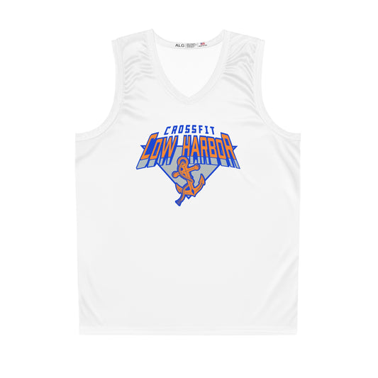 Harborbocker White Basketball Jersey