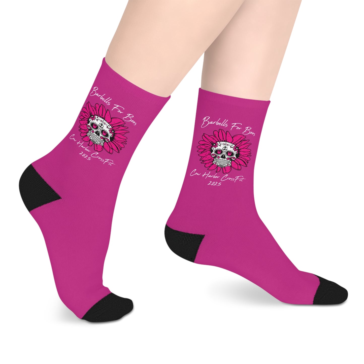 Barbells For Boos Mid-length Socks 2025