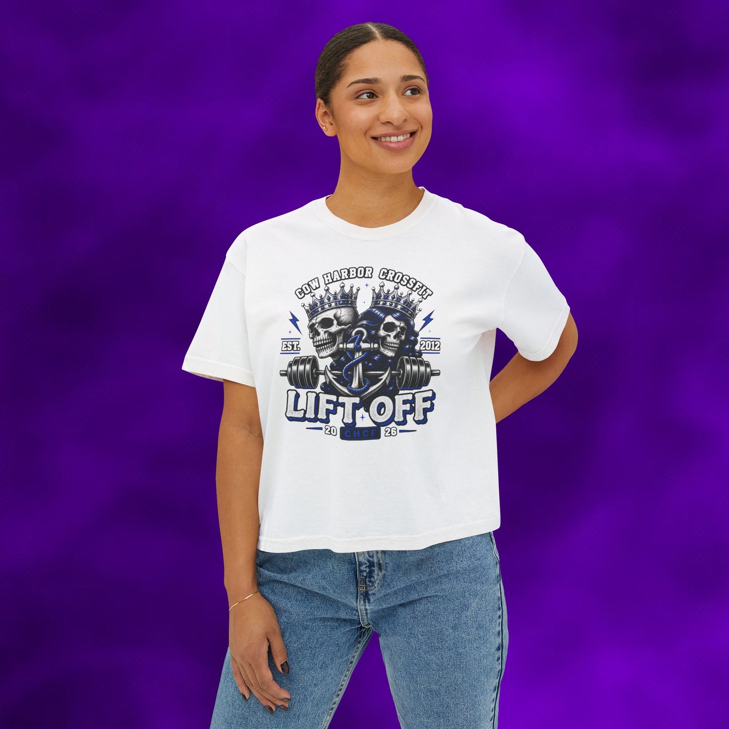Boxy Tee 2026 Lift Off Royal Crown