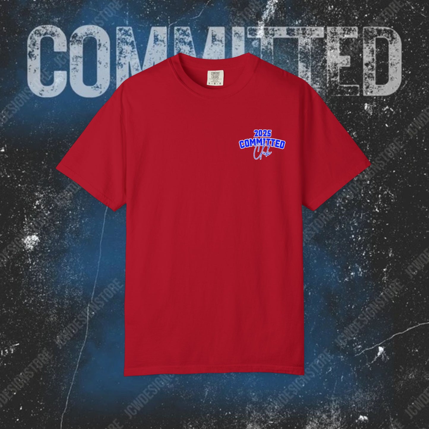 Committed Club T-Shirt — 100% pre-shrunk ring-spun cotton and heavy-weight construction