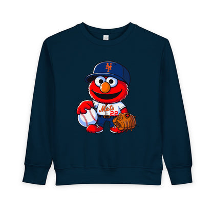 Cute Baseball Crewneck for Kids