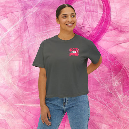 'Do It for Dana' Boxy Tee — "No One Fights Alone"
