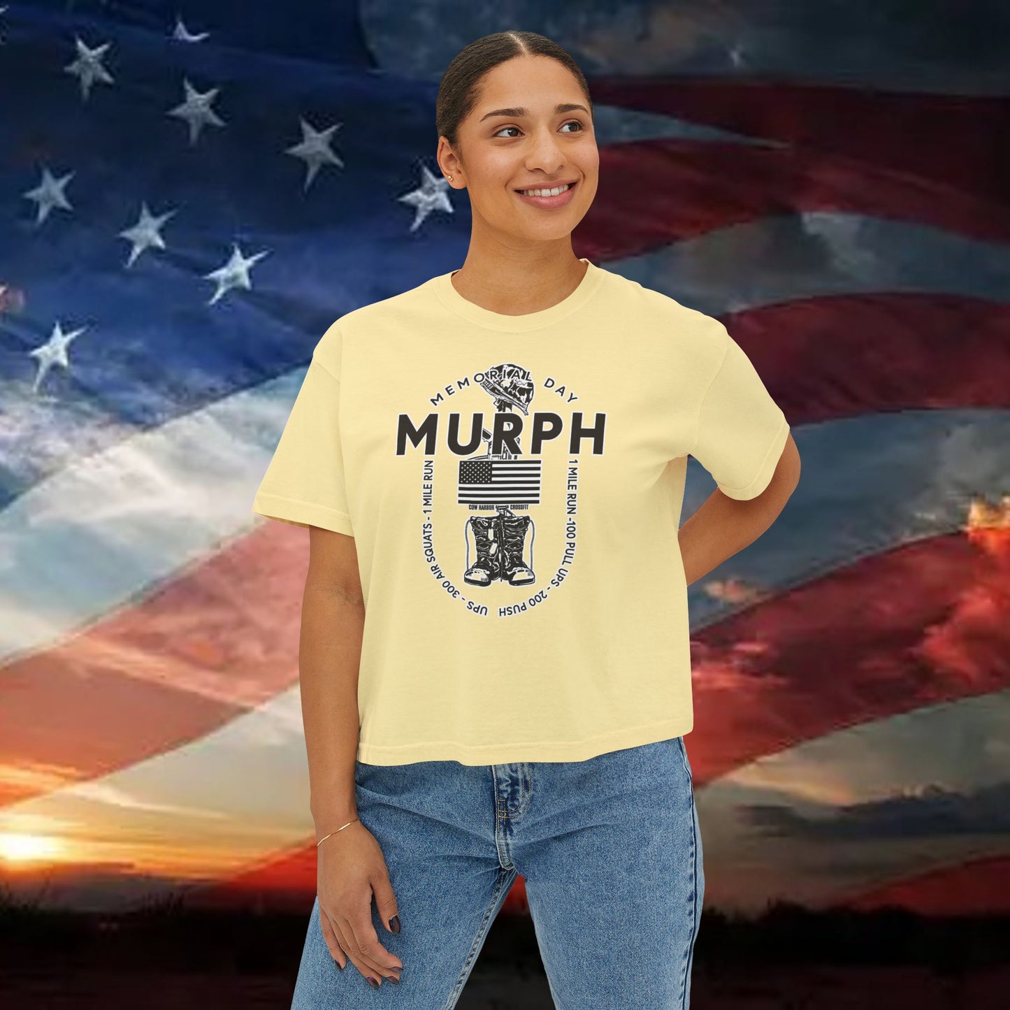 Murph 26' Memorial Boxy Tee