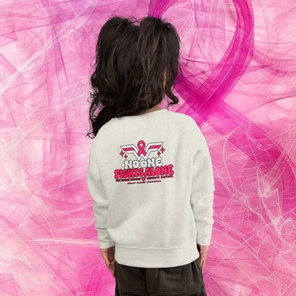 'Do It For Dana' Toddler Sweatshirt — 'No One Fights Alone'