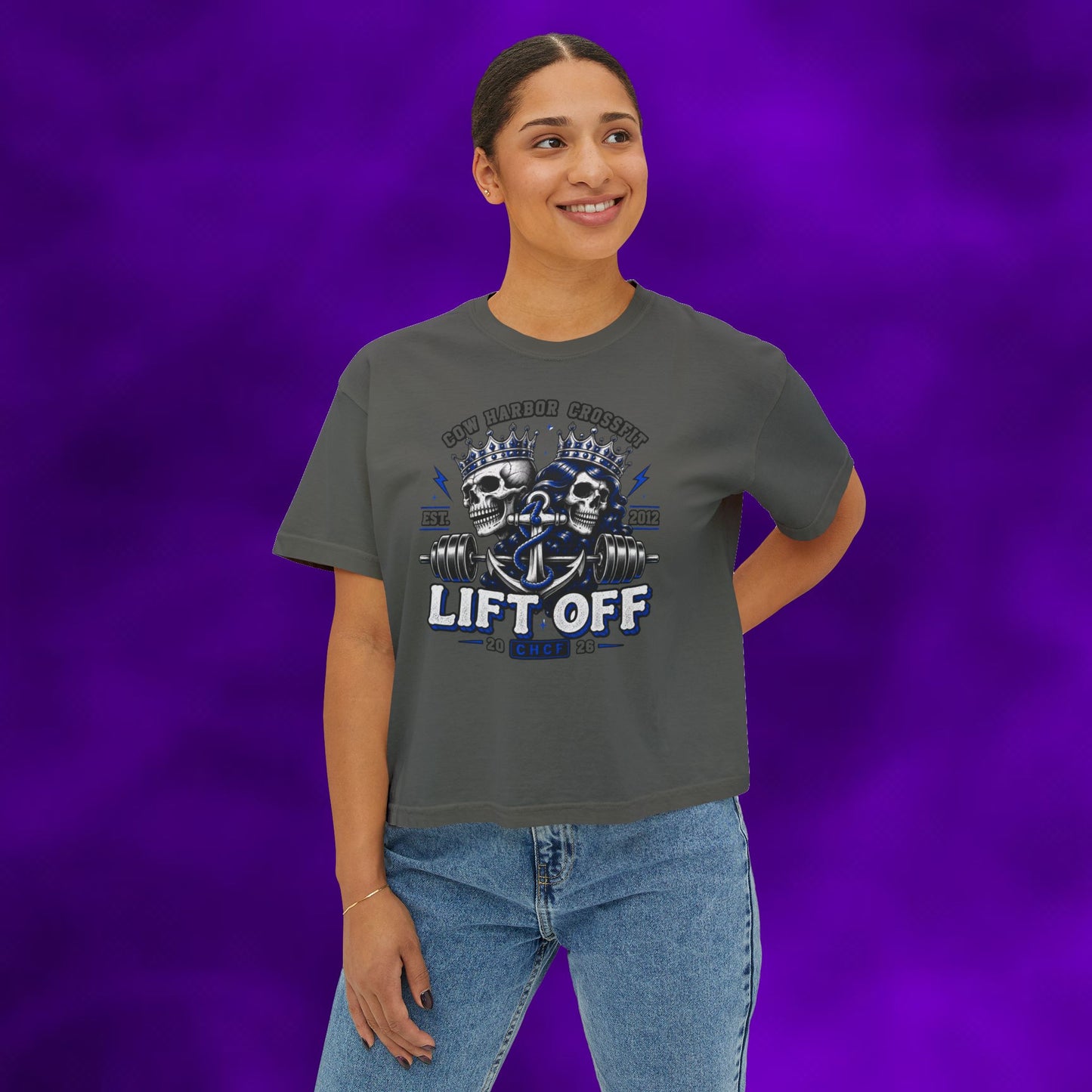 Boxy Tee 2026 Lift Off Royal Crown