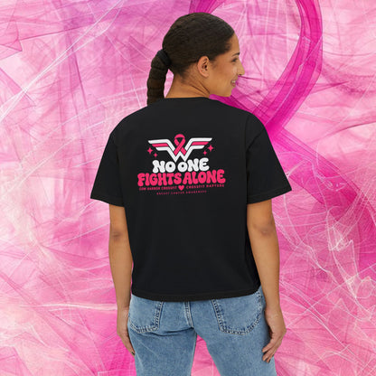 'Do It for Dana' Boxy Tee — "No One Fights Alone"