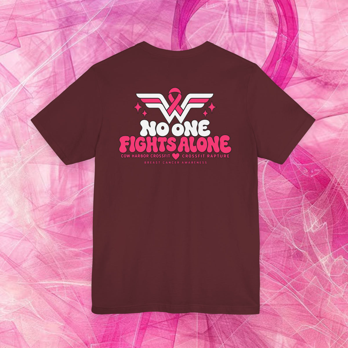 'Do It for Dana' Fitted tee - "No One Fights Alone"