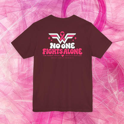 'Do It for Dana' Fitted tee - "No One Fights Alone"