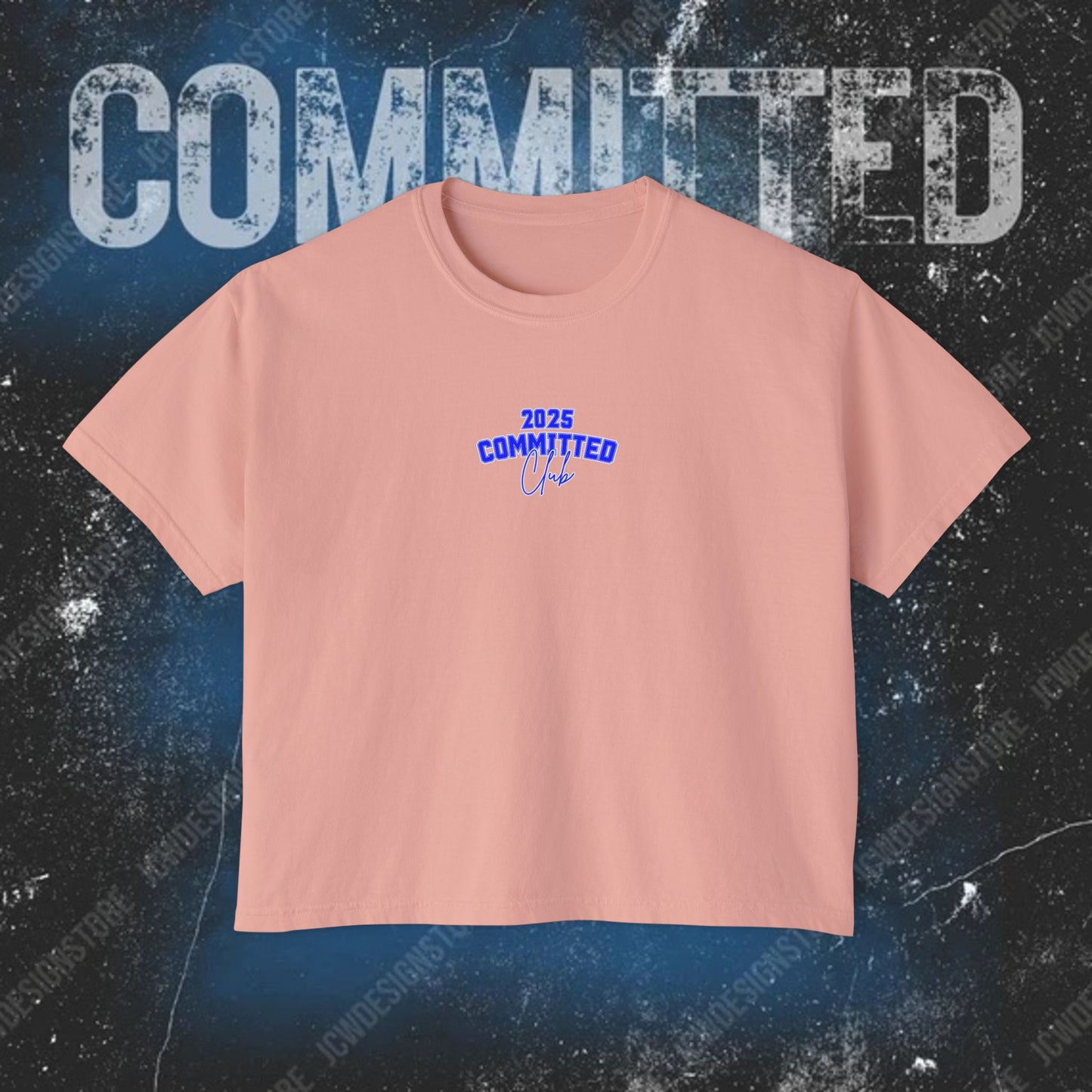 Women's Boxy Tee - 2025 Committed Club